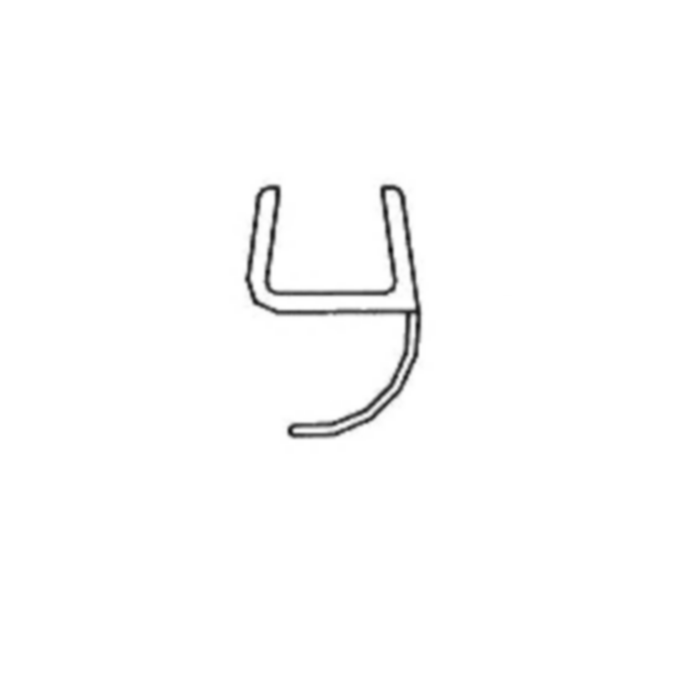 Artweger Cityline Classic CZ204 afdichting vaste deel vertikaal