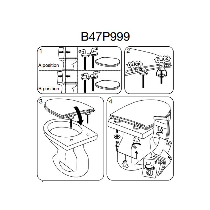 Pressalit Selandia (Hout) 522455-B47999 toiletzitting met deksel mahonie gebeitst