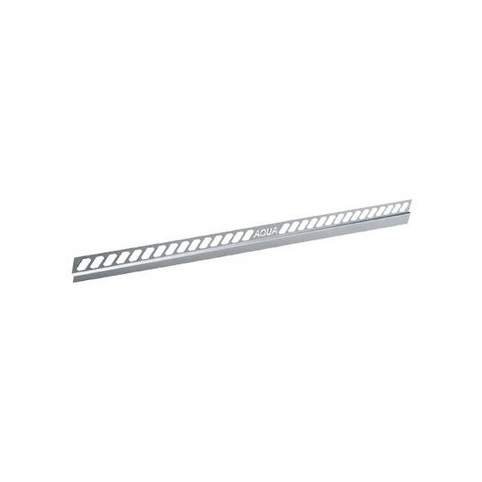 Blanke Aqua Keil Wand 846280B125L (8505) afsluitprofiel 1480x12,5x32mm links RVS geborsteld