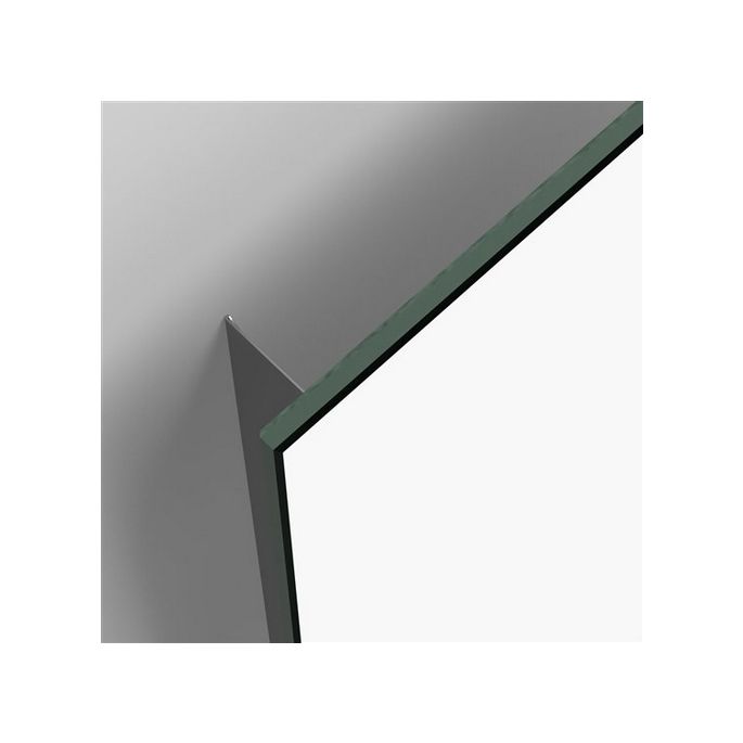 Clou Hold Me CL/08.04.002.40 set van 2 kantlijsten voor verdekte spiegelbevestiging RVS gepolijst (OUTLET)