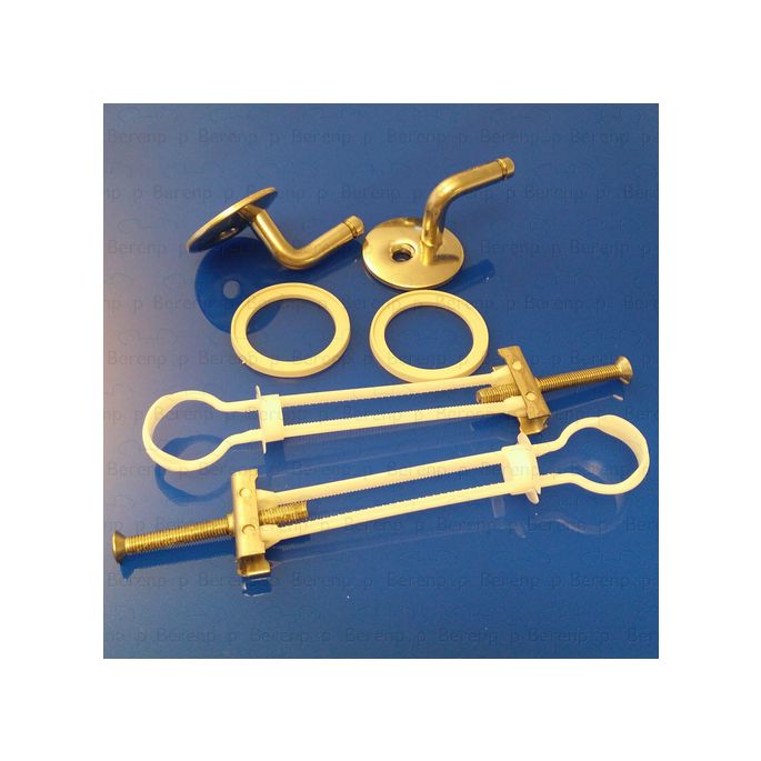 Pressalit DA9999 300+ set vaste scharnieren chroom