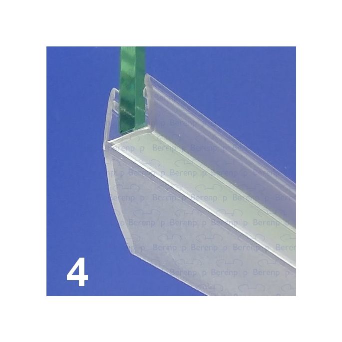 Exa-Lent Universal DS041008 - G08042100 helder doucheprofiel 1 flap 100cm - 8mm