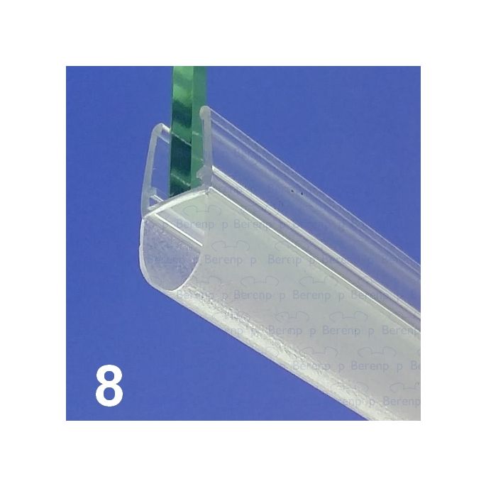 Exa-Lent Universal DS081008 - G08057100 helder doucheprofiel 1 balgje van 12mm (bolletje) 100cm - 8mm