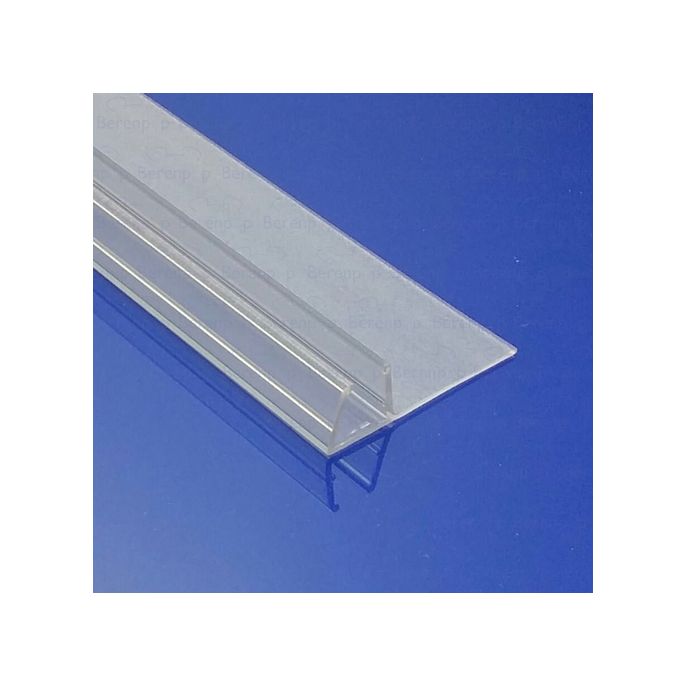 Exa-Lent Universal DS0910010 - G10014100 helder doucheprofiel 1 flap horizontaal 100cm - 10mm