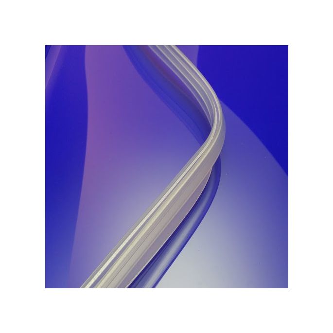 Exa-Lent Universal DS431005 gehoekt helder doucheprofiel 1 flap 100cm - 5mm