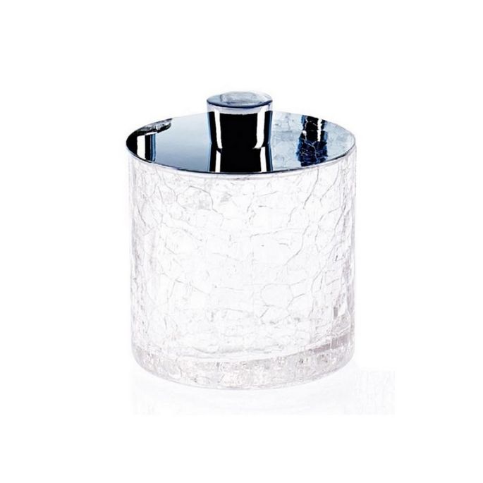 Decor Walther Crack 0933200 CR DMD multi box met deksel craquelé glas/ chroom