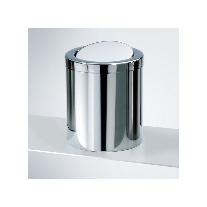 Decor Walther 0611076 DW 1240 afvalbak met swingdeksel 16xø14,5cm RVS geborsteld