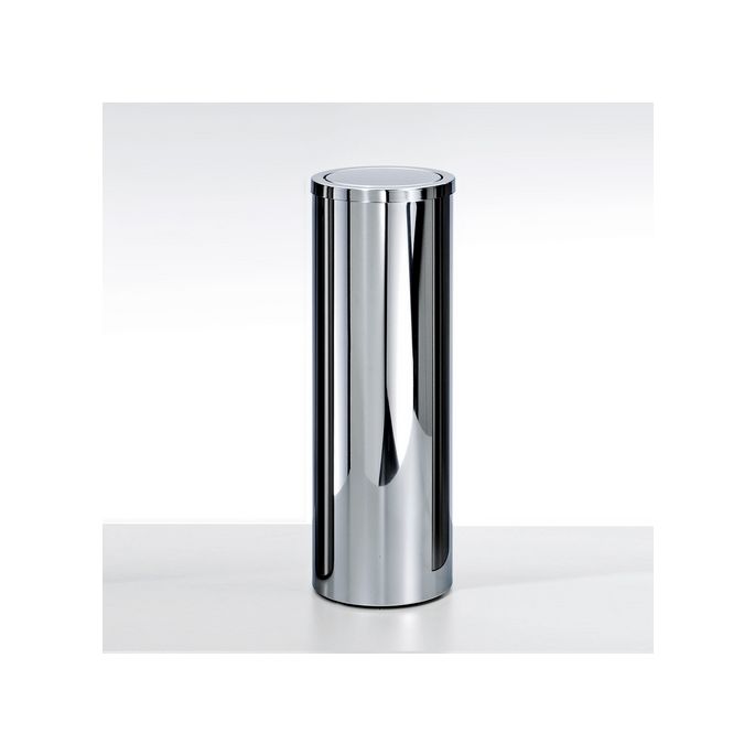 Decor Walther 0611270 DW 1024 afvalbak met swingdeksel 60xø20cm RVS gepolijst