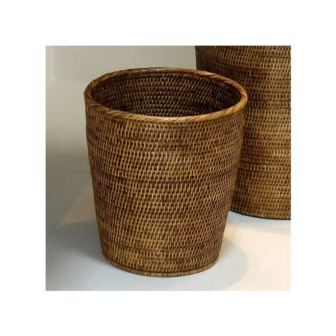 Decor Walther Basket 0922492 BASKET PK afvalbak rotan donker gekleurd
