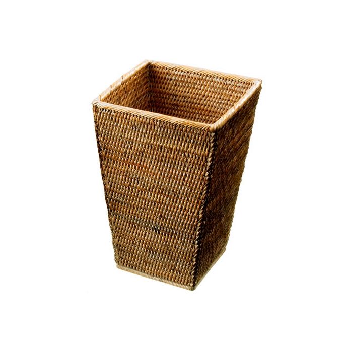 Decor Walther Basket 0927692 BASKET KK afvalbak rotan donker gekleurd