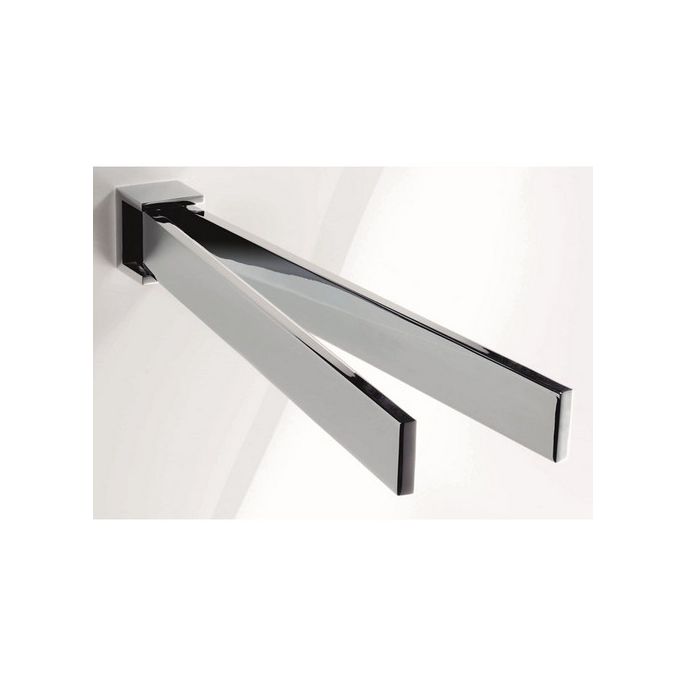 Decor Walther Brick 0592300 BK HTH2 2-lids handdoekhouder chroom