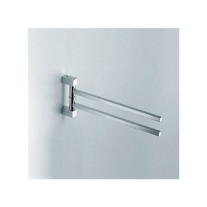 Decor Walther Corner 0560760 CO HTH2 2-lids handdoekhouder mat zwart