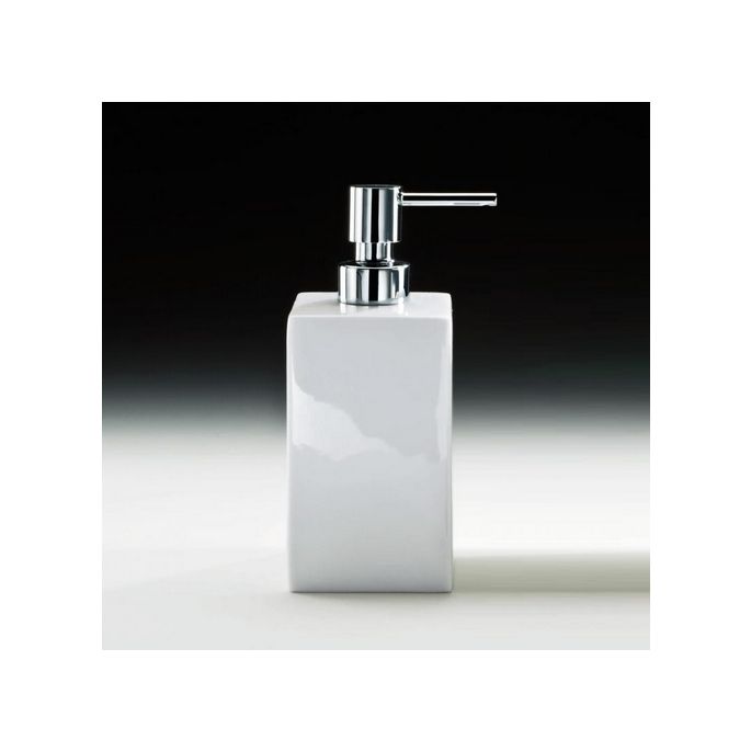 Decor Walther Porcelain 0846100 DW 6270 zeepdispenser staand porselein wit/ chroom