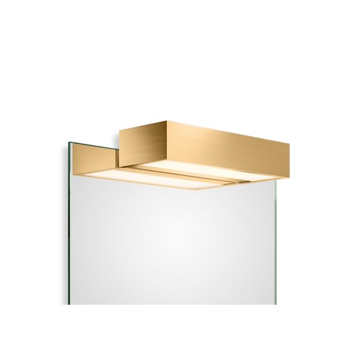Decor Walther 0419882 BOX 1-25 N LED spiegellamp dimbaar 25x10cm mat goud