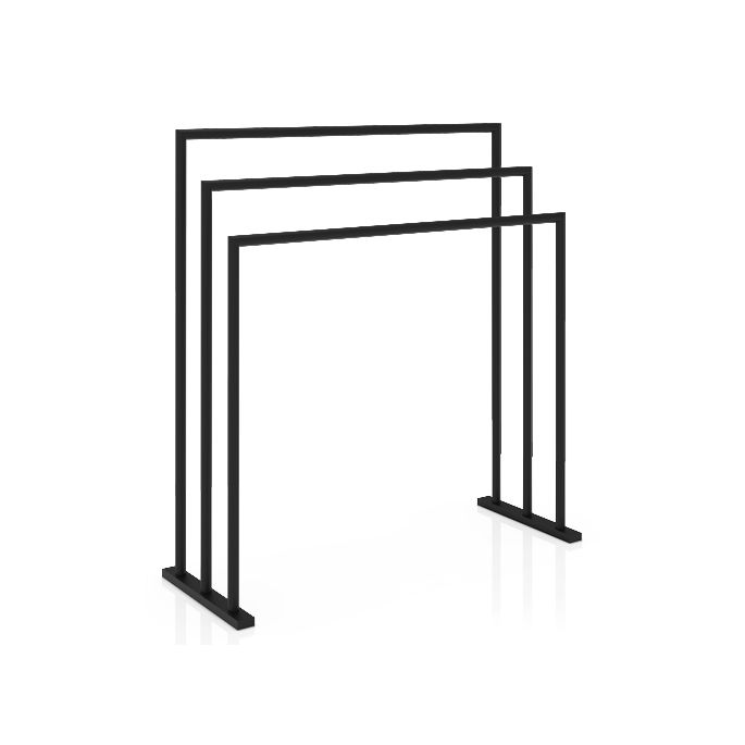 Decor Walther 0500360 HT 9 staande handdoekhouder mat zwart