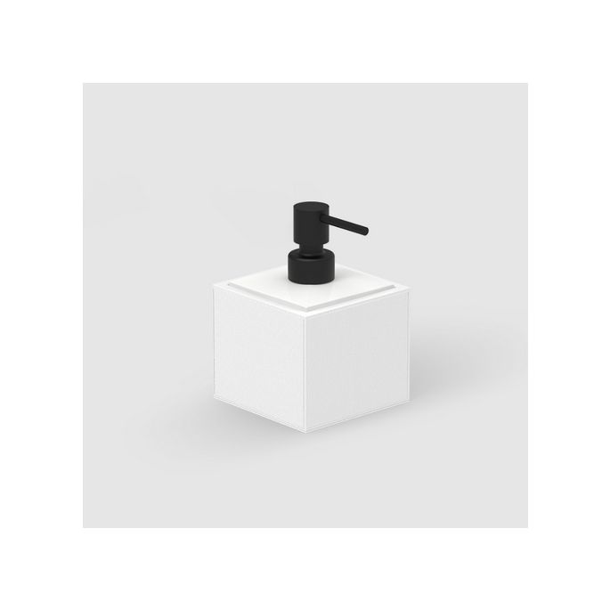 Decor Walther Brownie 0937250 BROWNIE SSP zeepdispenser staand kunstleder wit