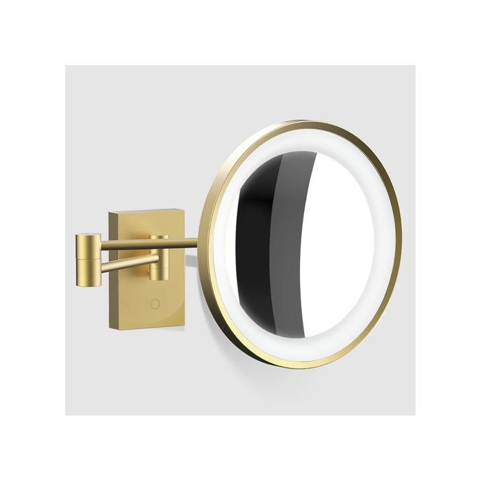 Decor Walther Cosmetic Mirror 0124182 BS 40 LED vergrootspiegel 7x mat goud