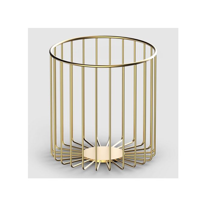 Decor Walther Guests 0859282 DW 220 afvalbak zonder deksel mat goud