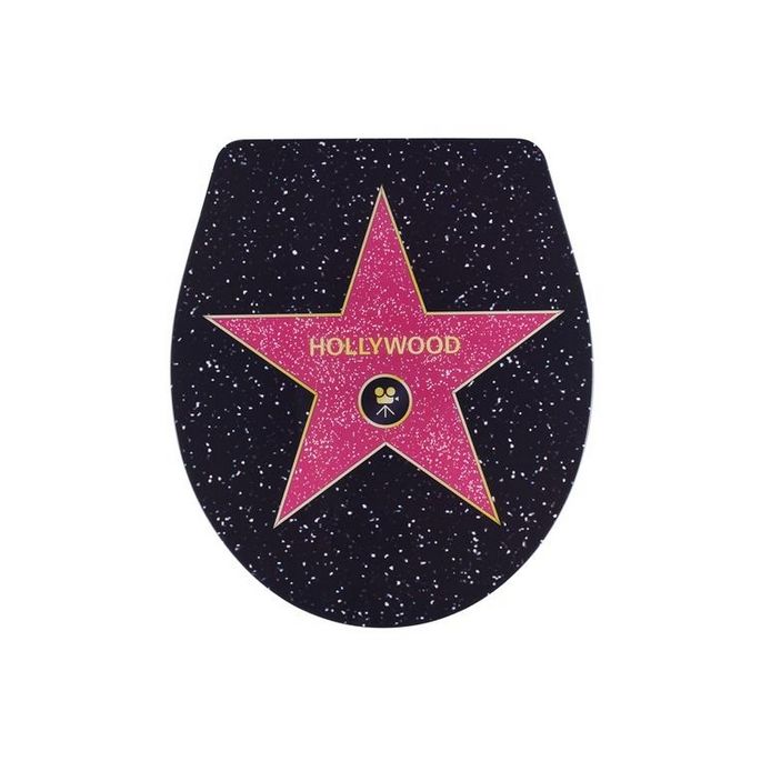 Diaqua Nancy 31171350 toiletzitting met deksel shiny motief Walk of fames