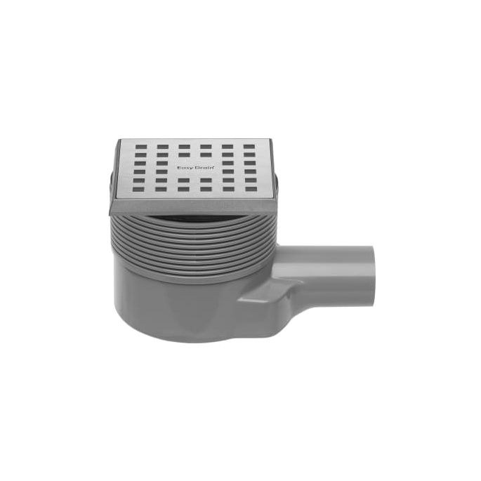 Easy Drain Aqua Quattro AQUA10X10MSI6 doucheput 10x10cm zijuitloop