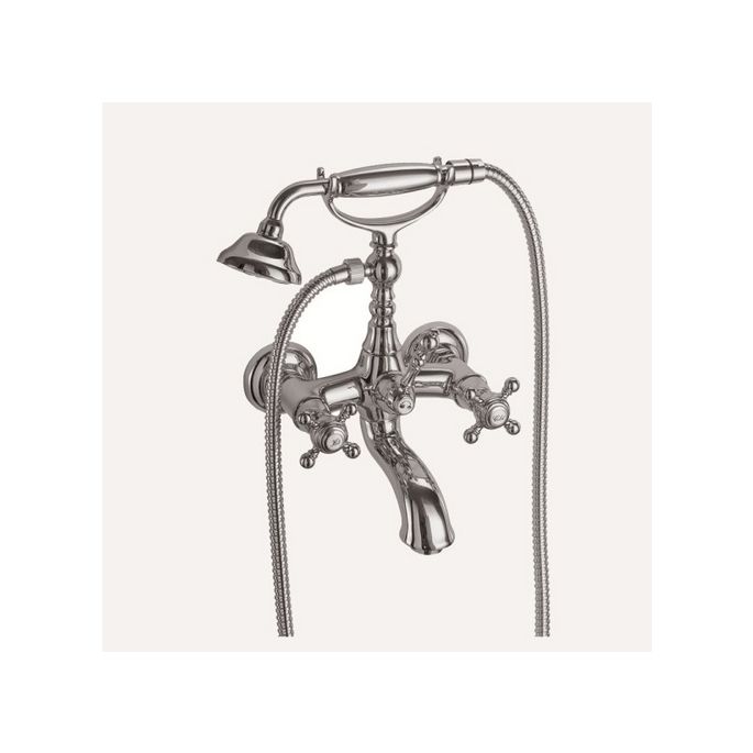 Fima Carlo Frattini Elizabeth F5084CR badkraan opbouw 2-greeps met garnituur chroom