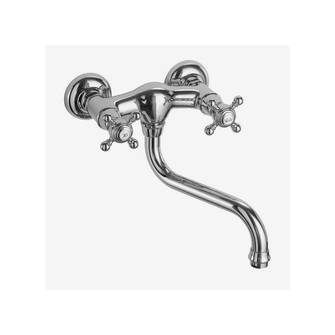 Fima Carlo Frattini Elizabeth F5086CR wand keukenkraan 2-greeps chroom