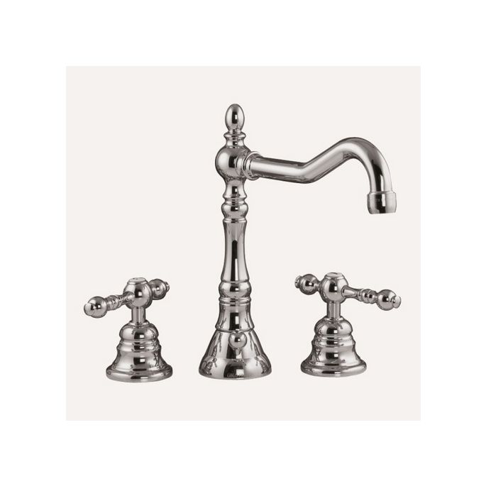 Fima Carlo Frattini Epoque F5051CR 3-gats wastafelkraan 2-greeps chroom