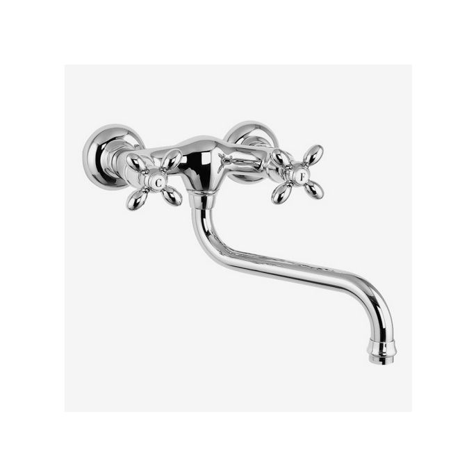 Fima Carlo Frattini Olivia F5006CR wand keukenkraan 2-greeps chroom