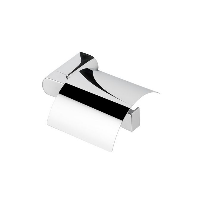 Geesa Wynk 450802R toiletrolhouder met klep chroom