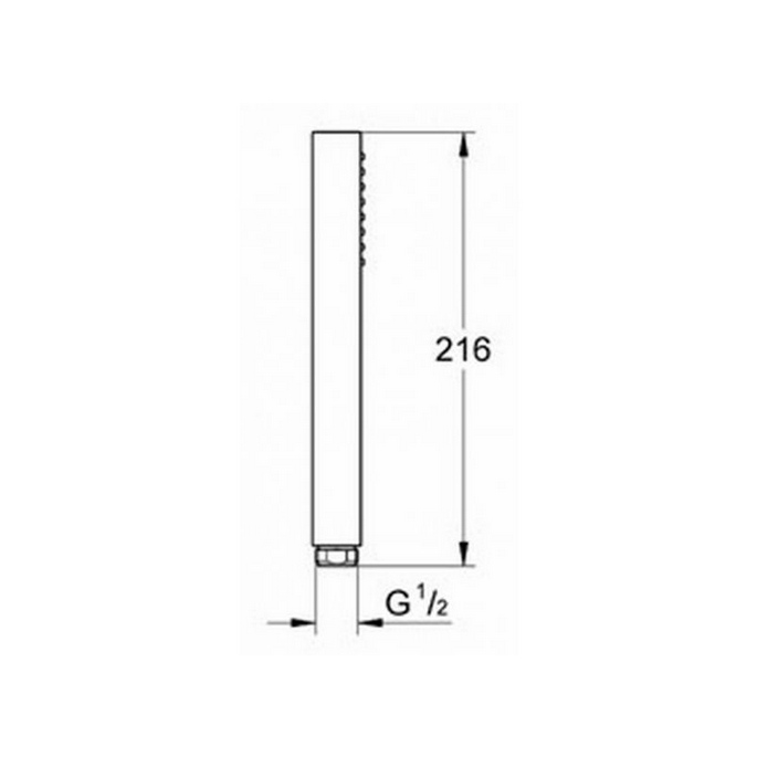 Grohe Euphoria Cube Stick 27699000 handdouche chroom (OUTLET)