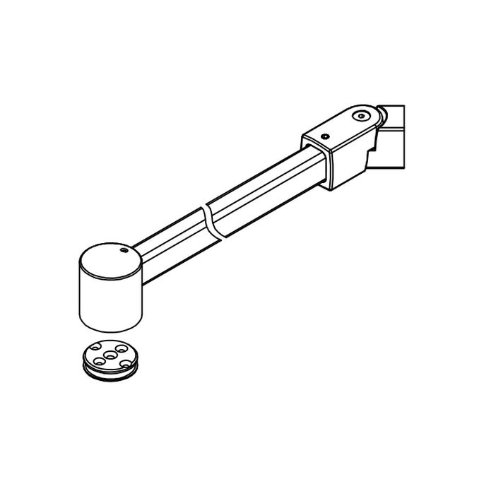 HSK E85349-41 stabilisatiesteun 150cm chroom