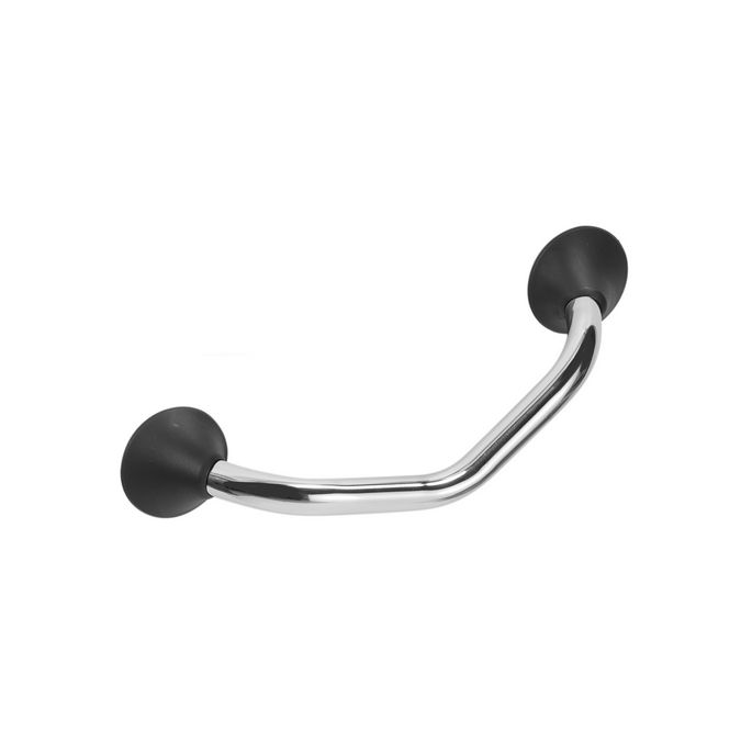 Handicare (Linido) LI2611007211 wandbeugel 45° 200x200mm RVS gepolijst (antraciete afdekkappen)