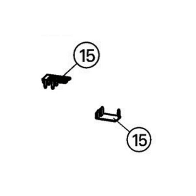 Huppe Design elegance, 025413 set afdekkapjes *niet meer leverbaar*