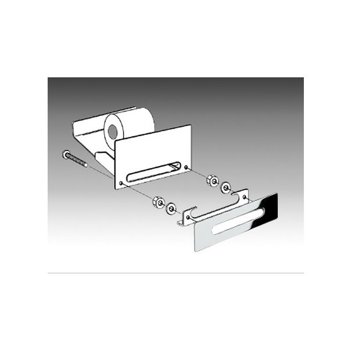 Inda Hotellerie A04270CR toiletrolhouder voor wastafel inbouw chroom