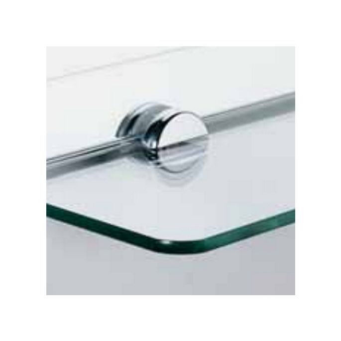 Inda Hotellerie A06780CR spiegelklem + planchetdrager chroom (set van 2 stuks) (OUTLET)