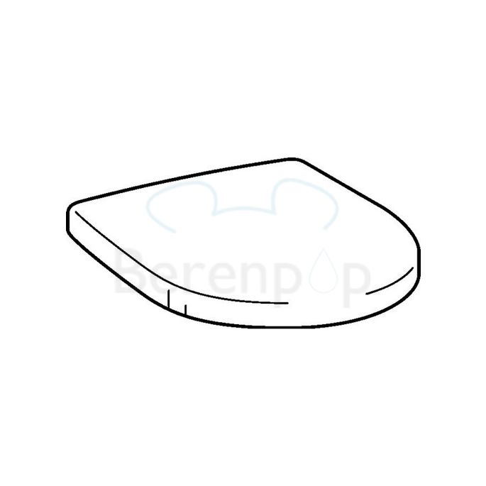 Keramag Renova Nr. 1 Plan 573075 toiletzitting met deksel wit *niet meer leverbaar*