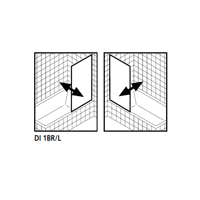 Kermi 2534114 spatwaterdichting 1 x 98,5cm - 6mm