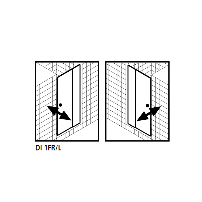 Kermi 2534114 spatwaterdichting 1 x 98,5cm - 6mm