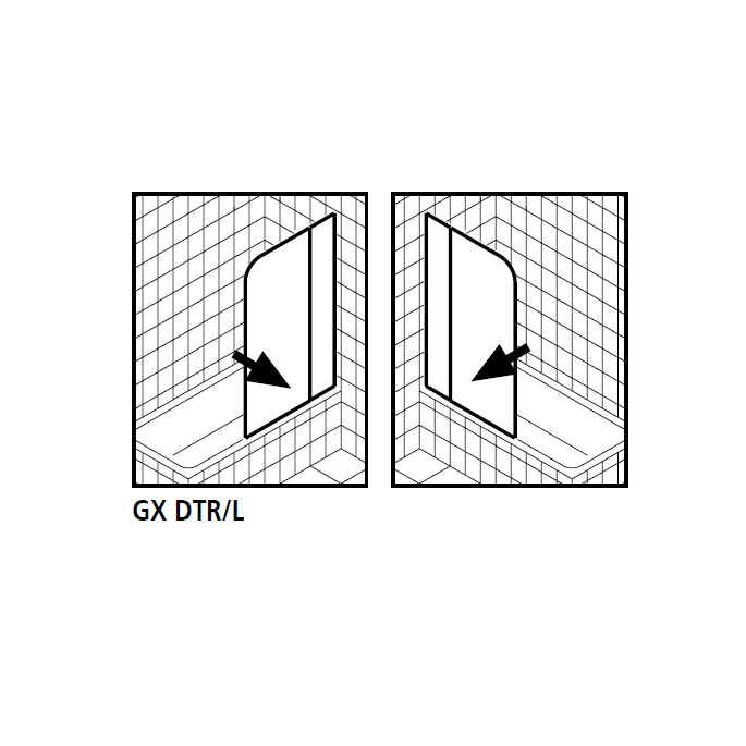 Kermi 2534104 spatwaterdichting 1 x 98,5cm - 6mm
