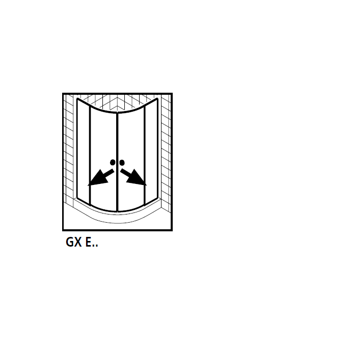Kermi 2534064 set gebogen spatwaterdichtingen 8mm