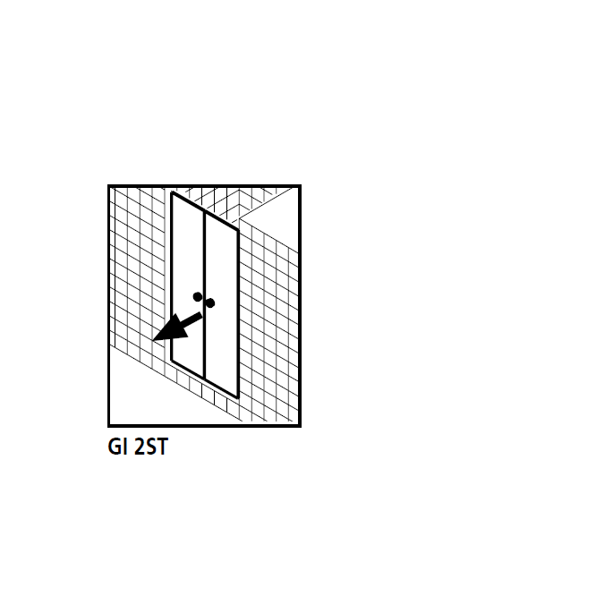 Kermi 2534062 set spatwaterdichtingen 2 x 55cm - 8mm