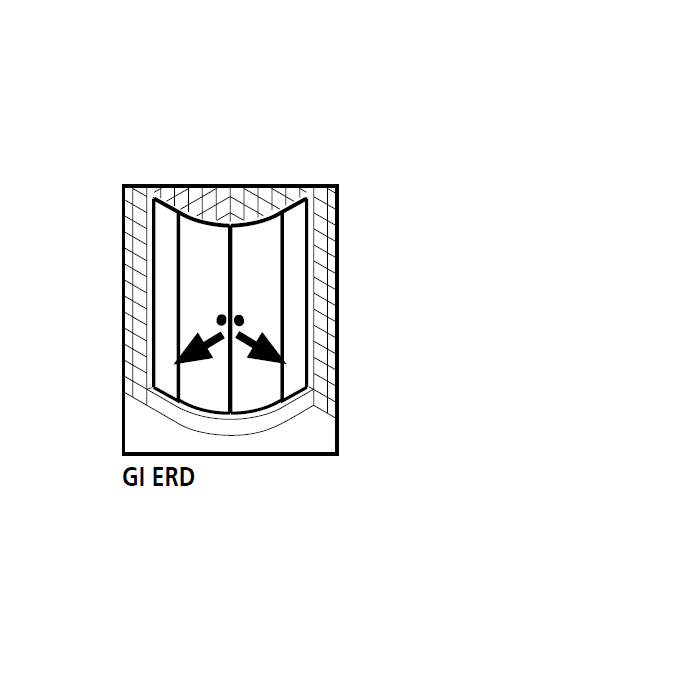 Kermi 2534064 set gebogen spatwaterdichtingen 8mm