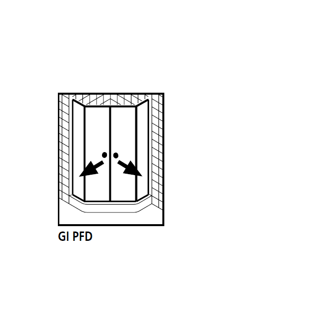 Kermi 2534062 set spatwaterdichtingen 2 x 55cm - 8mm