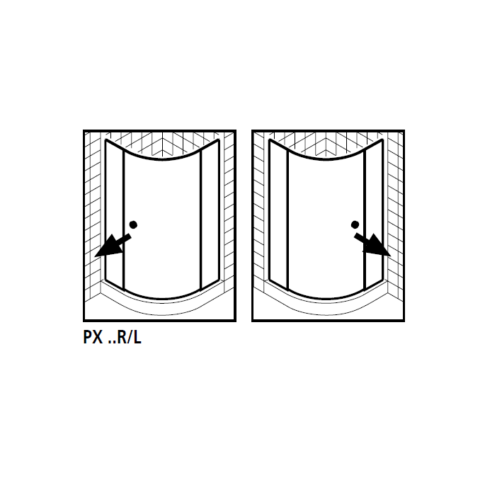 Kermi 2534063 gebogen spatwaterdichting 6mm