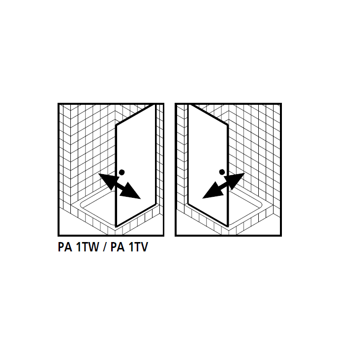 Kermi 2534071 spatwaterdichting 1 x 98,5cm - 8mm