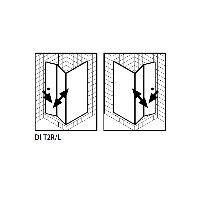 Kermi 2534111 set spatwaterdichtingen 2 x 98,5cm - 8mm