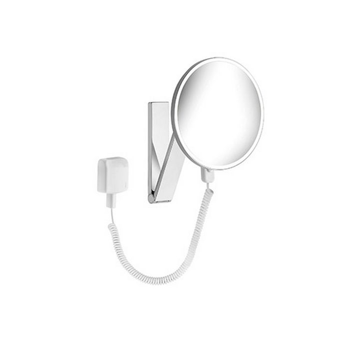 Keuco iLook_move 17612019001 cosmeticaspiegel 5x met verlichting (met stekker) chroom