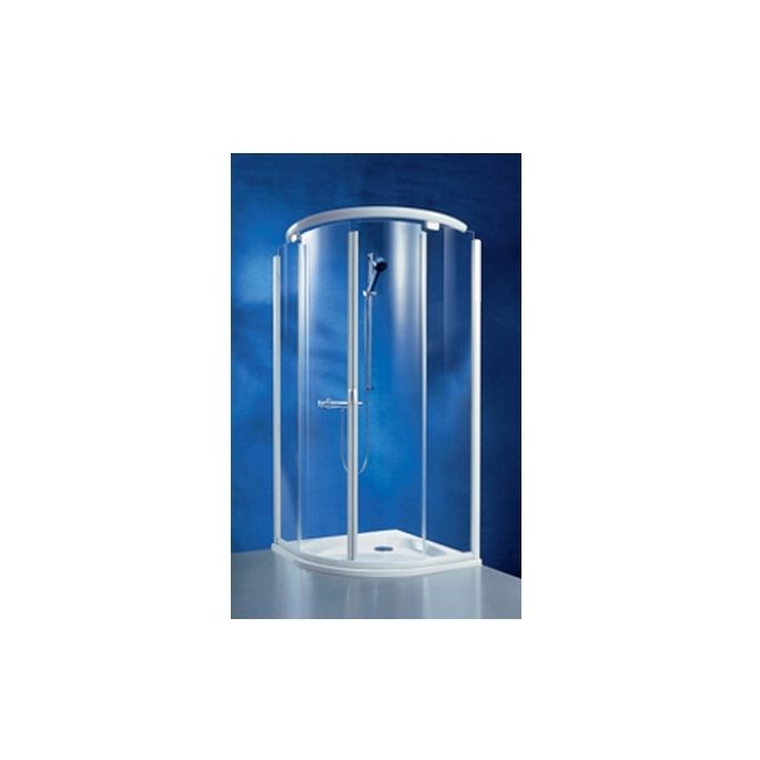 Koralle VarioPlus 2537361 ( L43357 ) linker glasbevestiging t.b.v. rails chroom