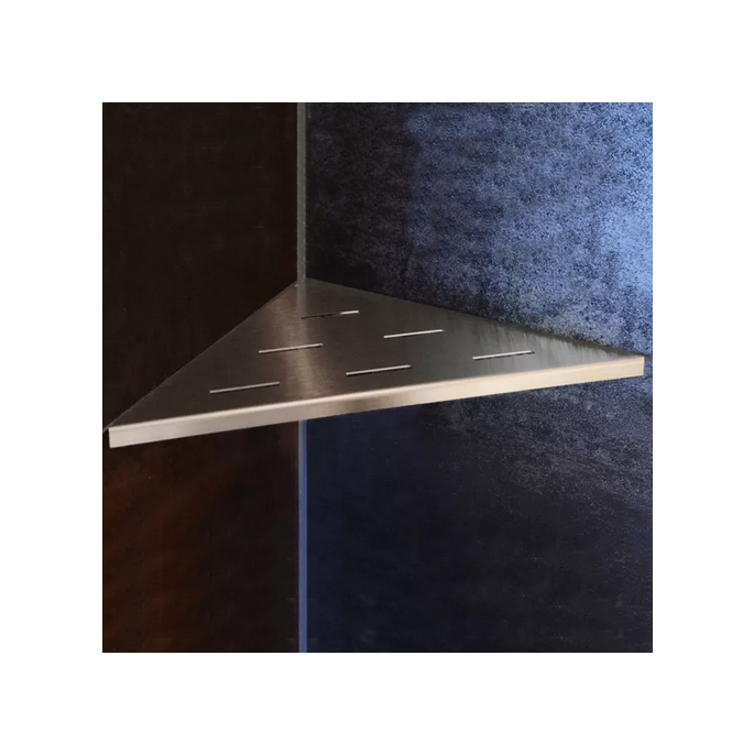 Looox corner shelf CORNER30 hoek planchet geborsteld edelstaal (OUTLET)