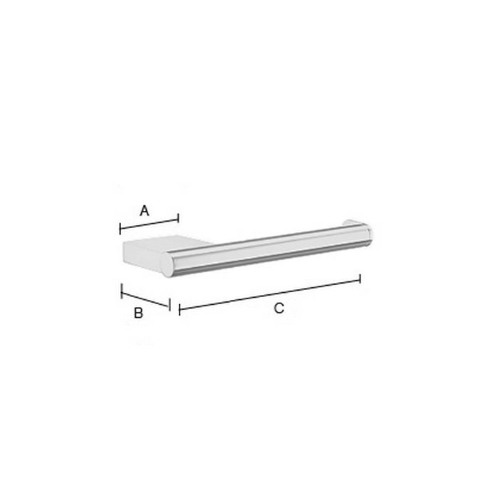Smedbo Air AK3411 toiletrolhouder chroom